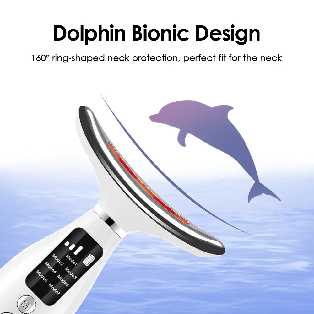 LED Face Sculptor — 7-Color Light Therapy & Vibration Massage Device